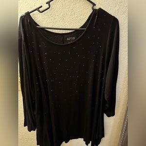 Apt 9 1X top with sequins